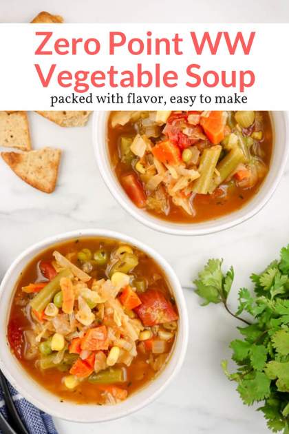 Zero Point Weight Watchers Vegetable Soup - Slender Kitchen