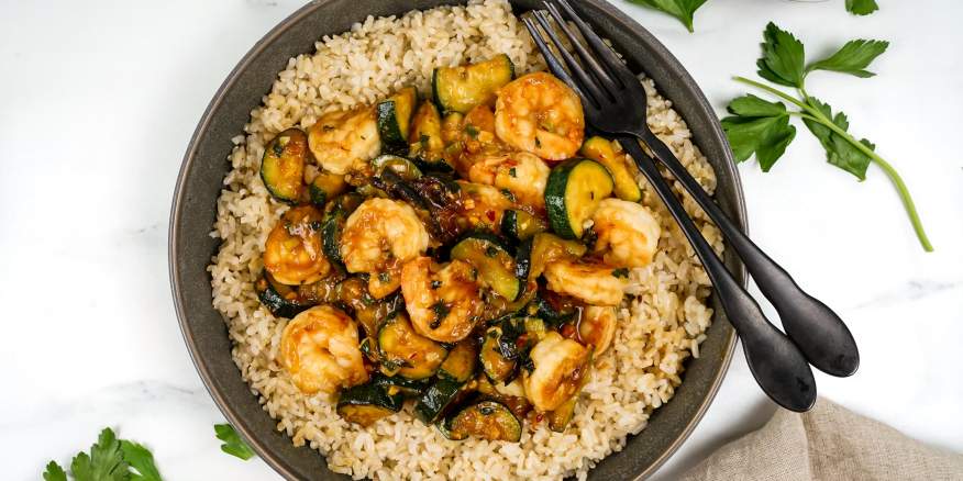 Thai Basil Shrimp Stir Fry Slender Kitchen