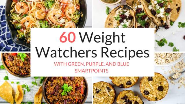 Weight watchers recipes with including breakfast, lunch, and dinner ideas. 